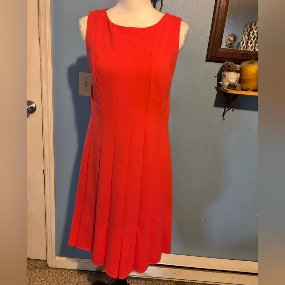 Roz & Ali, Vibrant Salmon, Dress